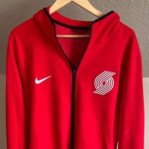 Nike Dri-fit Portland Trailblazers zipup XL